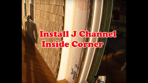 Today i will show you how to install vinyl siding and trim. How To Install Vinyl Siding Install J Channel Inside Corner Part 2 Youtube
