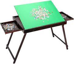 Check spelling or type a new query. Amazon Com Wooden Jigsaw Puzzle Table For Adults Kids Portable Folding Table With 2 Drawers Multifunction Tilting Table Puzzle Accessories For 1500 Pcs Mat Board Standing Toys Games