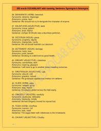 100 Vocabulary Words With Meaning Sentence For Ielts Gre Toefl In 2020 Vocabulary Words Words Vocabulary