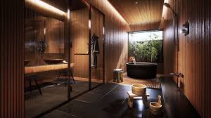 The bathroom in a japanese house. Tomoya Ishikawa Japanese Bathroom Twinmotion2020