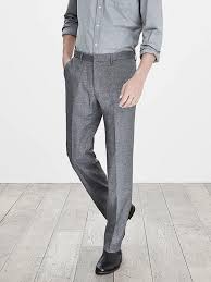 J Crew Heathered Gray Cotton Chambray Slim Bedford Dress Pants 32 X 33 Fashion Clothing Shoes Accessories Grey Pants Men Mens Clothing Sale Flannel Dress
