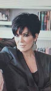 Who had people seeing double when he posted this photo of jenner in long bangs and a topknot . Pin By Mary Pfeiffer On Hair Maybes Jenner Hair Kris Jenner Haircut Short Hair Styles