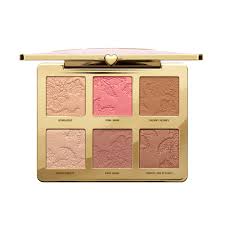 natural face makeup palette too faced