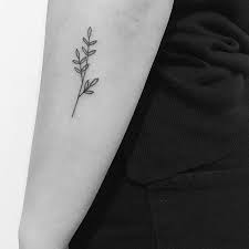 Twig Tattoo On The Left Forearm By Stickandpoketlv Tel Aviv Stickandpoketattoos Stickandpoketattoo Art L Hand Poked Tattoo Little Tattoos Tattoos