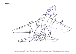Erase the gray lines and draw the windows. Learn How To Draw Fighter Jet Aircraft Fighter Jets Step By Step Drawing Tutorials