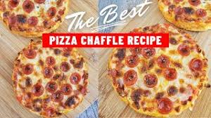 Add 2 tablespoons pizza sauce and 1 tablespoon almond flour to the batter. The Best Pepperoni Pizza Chaffle Recipe Youtube