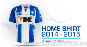 Koninklijke atletiek associatie gent, often simply known as ghent or by their nickname de buffalo's (english: K A A Gent Masita Home Kit 2014 2015 Todo Sobre Camisetas