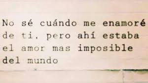 El Amor Mas Imposible Frases Love Frases Bonitas Frases De Inspiracion