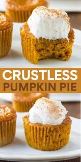 Gluten Free Crustless Pumpkin Pie Cupcakes Dairy Free In 2020 Gluten Free Pumpkin Recipes Dairy Free Pumpkin Dessert Gluten Free Dairy Free Dessert