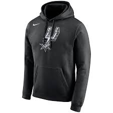 2 stars & up & up; Men S San Antonio Spurs Nike Black City Edition Logo Essential Pullover Hoodie