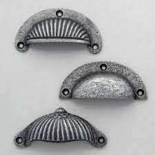 Fd582 'chester' genuine pewter cup handle 76mm. Cup Drawer Pulls Pewter Kitchen Cupboard Door Handles By G Decor Notonthehighstreet Com