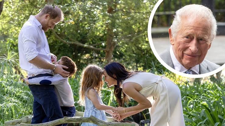 Inside King Charles' Reunion With Prince Harry's Kids