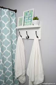 Rustic wood hook rack, farmhouse hook rack, rustic wall mounted rack, backpack hook rack, entryway hooks,bathroom towel hooks,bathroom hooks. 50 Best Diy Bathroom Storage And Organizing Ideas For 2021