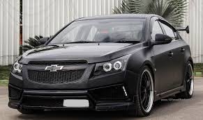Black 2011 Chevy Cruze Modified Chevrolet Cruze Matte Black Holden Cruze 2nd Generation J300 Http Www 101modifiedcars Com 2013 02 2 Veiculo De Luxo Carros Carros Desportivos