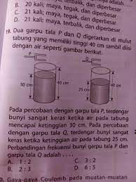 Gelombang bunyi adalah gelombang yang ditimbulkan oleh sumber suara melalui medium yang disampaikan ke pendengaran. Perbandingan Frekuensi Bunyi Garpu Tala P Dan Garpu Tala Q Adalah Brainly Co Id