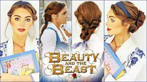 Emma Watson S Belle Hairstyles Beauty The Beast Tutorial Youtube