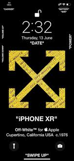 Off White Iphone Xr 828x1792 Download Hd Wallpaper Wallpapertip