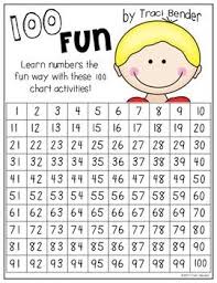100 Fun 100 Chart Coloring Activities Kindergarten