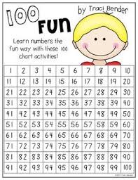 100 fun 100 chart coloring activities kindergarten