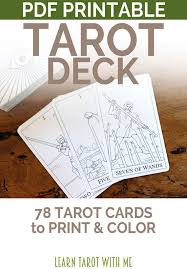 Black And White Tarot Deck Pdf Pin On Gifts For Spiritual Friends More Woo Please
