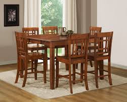 Weehom 3 pieces bar table set, modern pub table and chairs dining set, kitchen counter height dining table set with 2 bar stools, built in storage layer, easy assemble, brown 3.9 out of 5 stars 272 $119.99 $ 119. Medium Brown Cherry Modern Counter Height Dining Table W Options