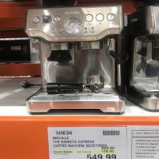 We independently review and compare breville the barista express bes870 against 52 other home espresso coffee machine products from 34 brands to help you choose the best. Breville Bes870bss The Barista Express Coffee Machine 549 Was 649 Costco Membership Required Ozbargain