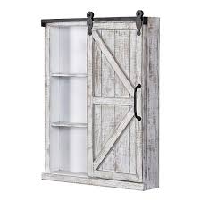 Each month, evans cabinet door, ltd. Firstime Co Winona Farmhouse Barn Door Cabinet Mirror
