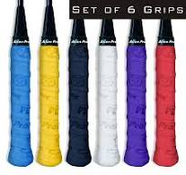 [X-Dry] Embossed Racket Grip Tape for Badminton (6 Grips)
