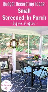 Decorating A Screened In Porch Our Budget Makeover Screened Porch Decorating Porch Furniture Layout Screened In Porch Furniture