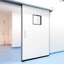 Sliding door of guest bathroom is also a blackboard. Sliding Door Hermetic Manusa Automatic Doors For Healthcare Facilities Laboratory Stainless Steel