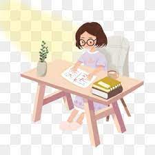 Reading Little Girl Character Illustration Every Day Study Well Little Girl Clipart Take A Good Exam Learning Characters Png Transparent Clipart Image And Ps Girl Studying Illustration Art Drawings For Kids