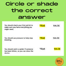 A lot of individuals admittedly had a hard t. First Aid Quiz With True Or False Questions And Answers Tpt