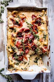 Crispy Prosciutto Cheesy White Lasagna Halfbakedharvest Com Hbharvest Recipes Food Cooking Recipes