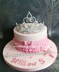 Cinderella Birthday Cake Images For Girls Princess Tiara Birthday Cake Sugar Princess Tiara On Pink Ruffles Birthday Cake For Girls Princess Birthday Cake Tiara Cake Birthday Cake Girls