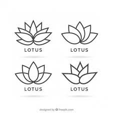 Free Vector Variety Of Lotus Flower Logos 5182 Flower Tattoo Meanings Lotus Flower Logo Tattoos