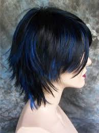 Cool Colors On Pinterest Blue Hair Black Hair And Bright Hair Blue Hair Highlights Creative Hair Color Hair Beauty