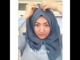 Sal Baglama Hijap Youtube Hijab Fashion Hijab Tutorial Hijab Style Tutorial