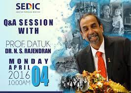 We did not find results for: Sedic On Twitter Watch Part 1 Of Q A Video With Prof Datuk Dr N S Rajendran This Monday 4th April 2016 At 10 00am Https T Co 4m4syhq3fu