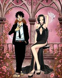 Luffyxhancock 3 Luffy And Hancock One Piece Pictures One Piece Anime