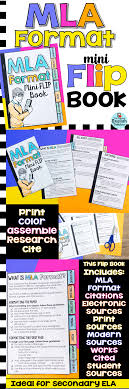 Mla Format 8th Edition Mini Flip Book Mini Flip Book Mla Format Flip Book