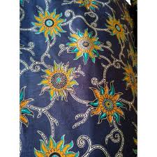 Kumpulan gambar tentang contoh motif batik bunga yang mudah digambar, klik untuk melihat koleksi gambar lain di kibrispdr.org. Kain Katun Batik Motif Bunga Matahari Merk Srikandi Shopee Indonesia