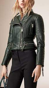 Peplum Waist Lambskin Biker Jacket Best Leather Jackets Stylish Jackets Leather Jackets Women