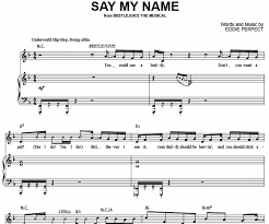 Beetlejuice track 20 jump in the line youtube. Beetlejuice Say My Name Free Sheet Music Pdf For Piano The Piano Notes