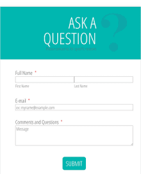 This is the only list of questions to ask you'll need! Ask A Question Template Form Template Jotform