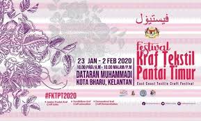 Tengok dari jauh pun dah tertarik. Festival Kraf Tekstil Pantai Timur Whazhappening