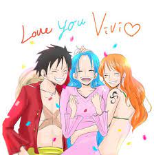 Luffy Vivi Y Nami One Piece Luffy One Piece Fanart Luffy