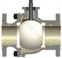 Ceramic Partial Lined Valve