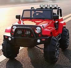 Low prices on ebay · world's largest selection · huge savings Kids Ride On Jeep 12v Power With Big Wheels And Remote Control Red Kids Jeep Remote Control Cars Power Wheels