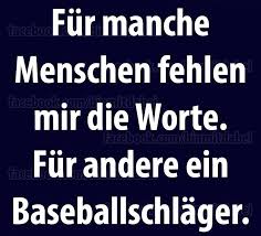 Worte Vs Baseballschlager Witzige Spruche Fiese Spruche Lustige Spruche