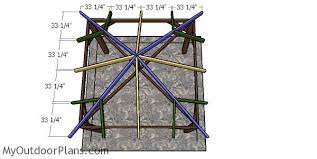 Some information about the how to build a hip roof gazebo will likely be described here. 10x10 Gazebo Hip Roof Plans Myoutdoorplans Free Woodworking Plans And Projects Diy Shed Wooden Playhouse Pergola B Diy Gazebo 10x10 Gazebo Gazebo Plans